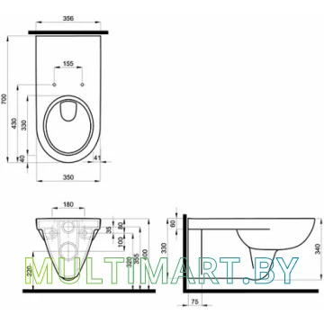 Унитаз Kolo Nova Pro M33500000 картинка 2